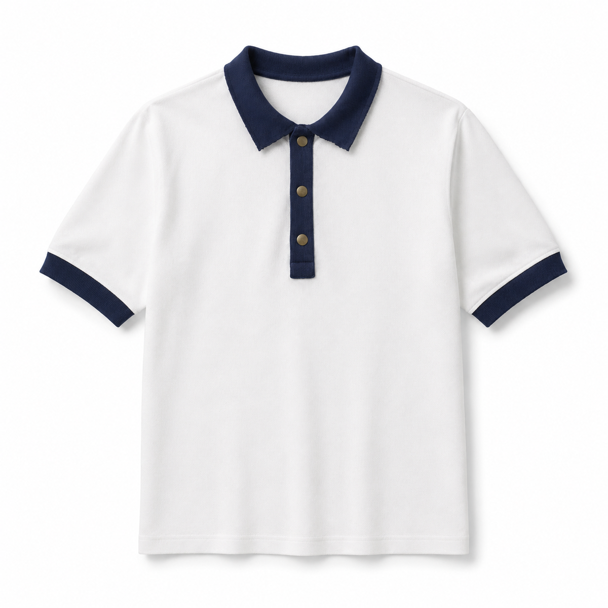 Polo Iago Piquet Bicolor Off White IAGO BRAND