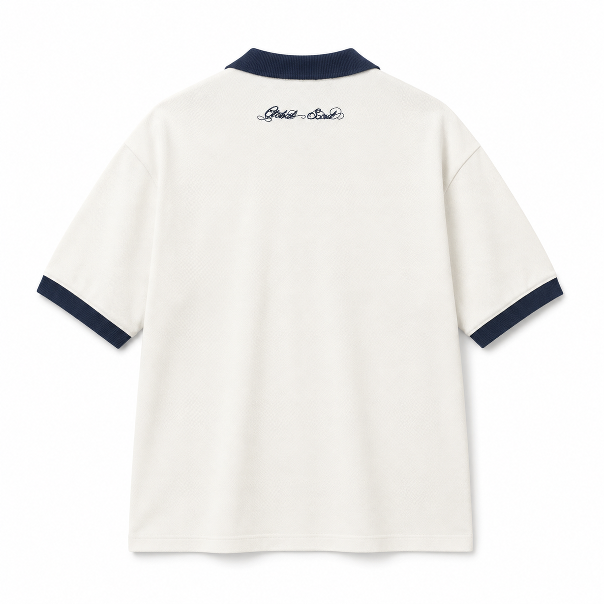 Polo Iago Piquet Bicolor Off White IAGO BRAND