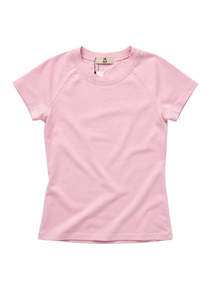 Blusa de Ribana Rosa Open Back em Algodão IAGO BRAND