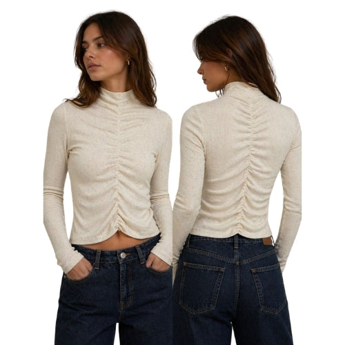 Blusa Ribana Linho Franzida