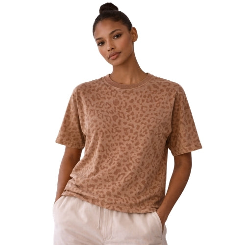 Camiseta Animal Print Laiser Malha 100% algoão