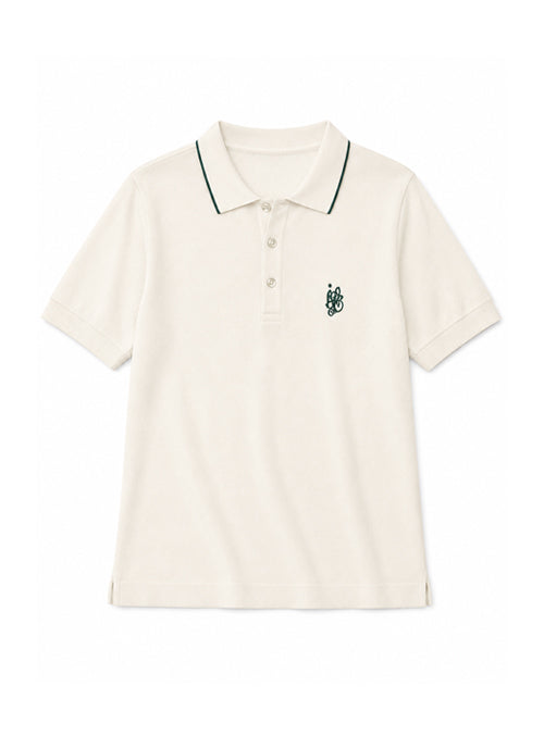 Camiseta Gola Polo Off-white