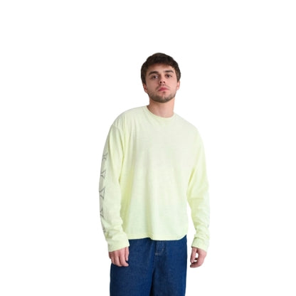Camiseta Manga Longa Flamê Neon Global Soul Estampa Mangas