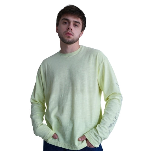 Camiseta Manga Longa Flamê Neon Global Soul Estampa Mangas