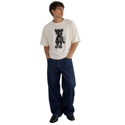 Iago Brand Camiseta Estampada Bear para Looks Casuais e Fashionistas Estilo Descolado