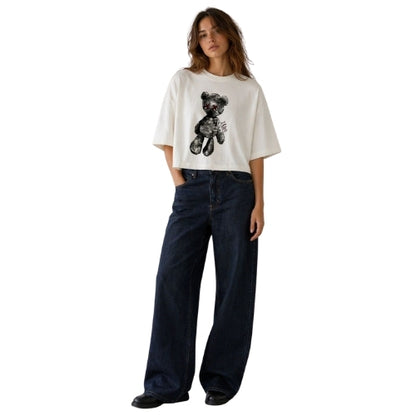 Iago Brand Camiseta Estampada Bear para Looks Casuais e Fashionistas Estilo Descolado
