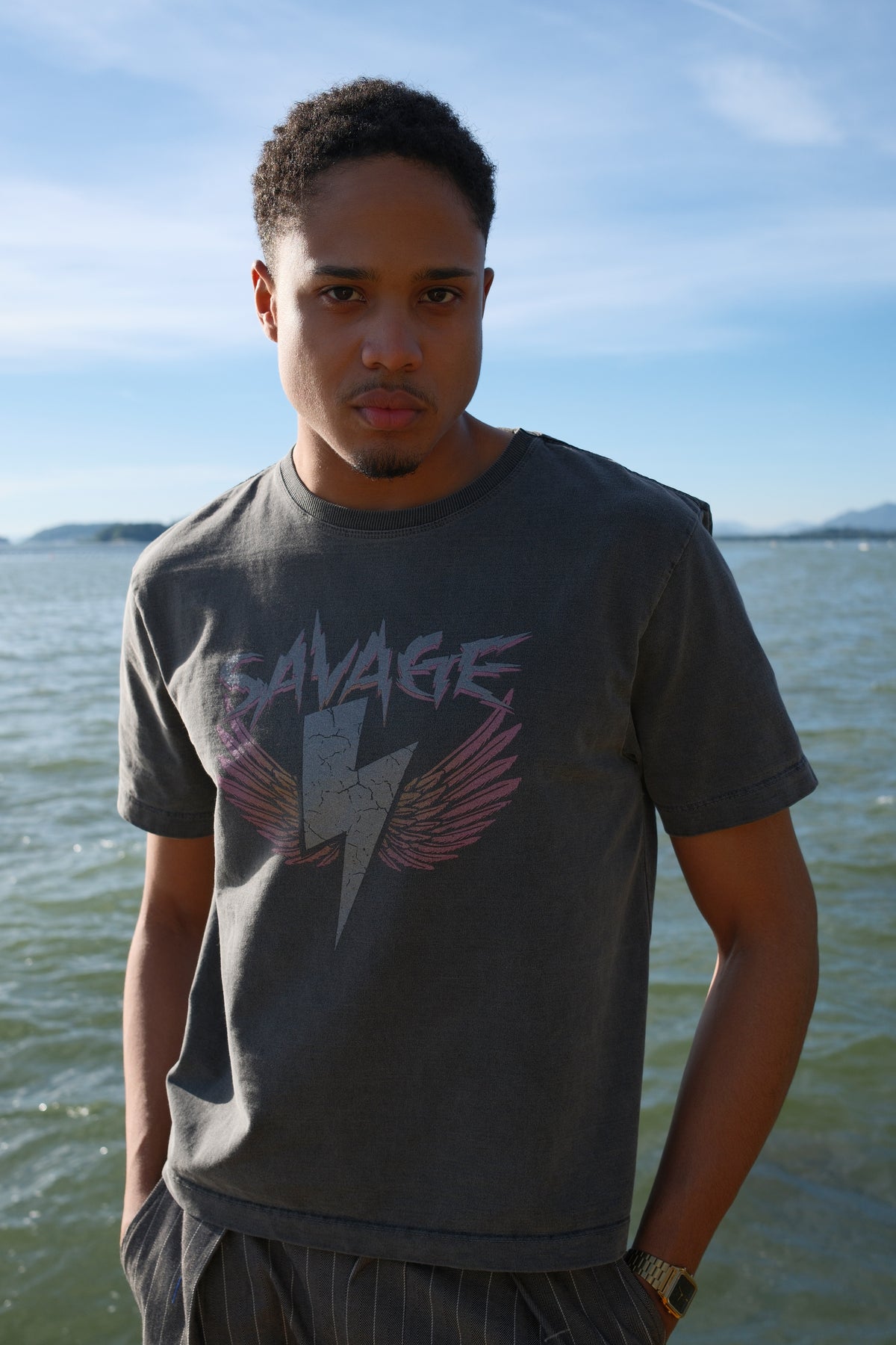 Camiseta Malhão Estampa Savage