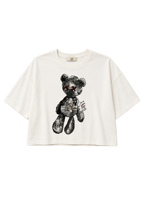 Iago Brand Camiseta Estampada Bear para Looks Casuais e Fashionistas Estilo Descolado