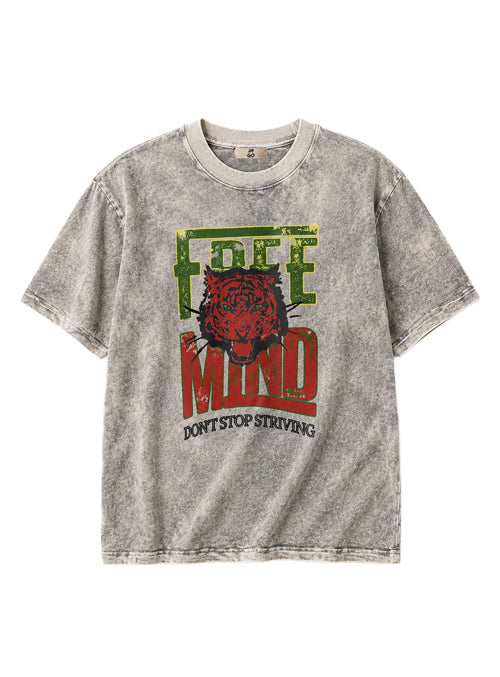 Iago Brand Camiseta Free Mind - Modelo StreetWear para Uso Diário - Estilo Descolado e Confortável - Peça Essencial para