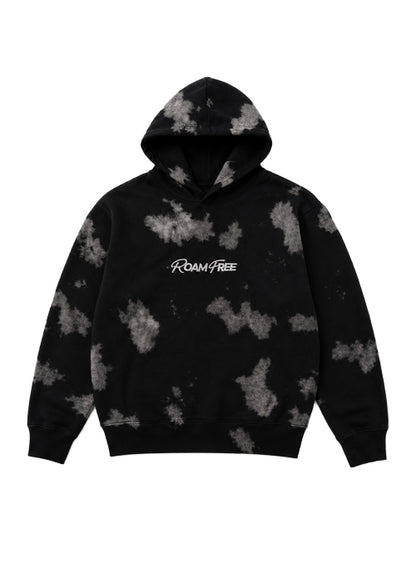 Moletom Tie Dye Preto 100% Algodão Roam Free | IAGO BRAND