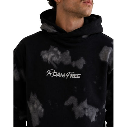 Moletom Tie Dye Preto 100% Algodão Roam Free | IAGO BRAND