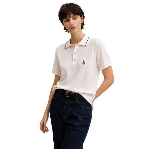 Camiseta Gola Polo Off-white