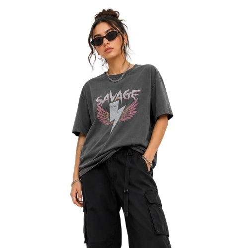 Camiseta Malhão Estampa Savage