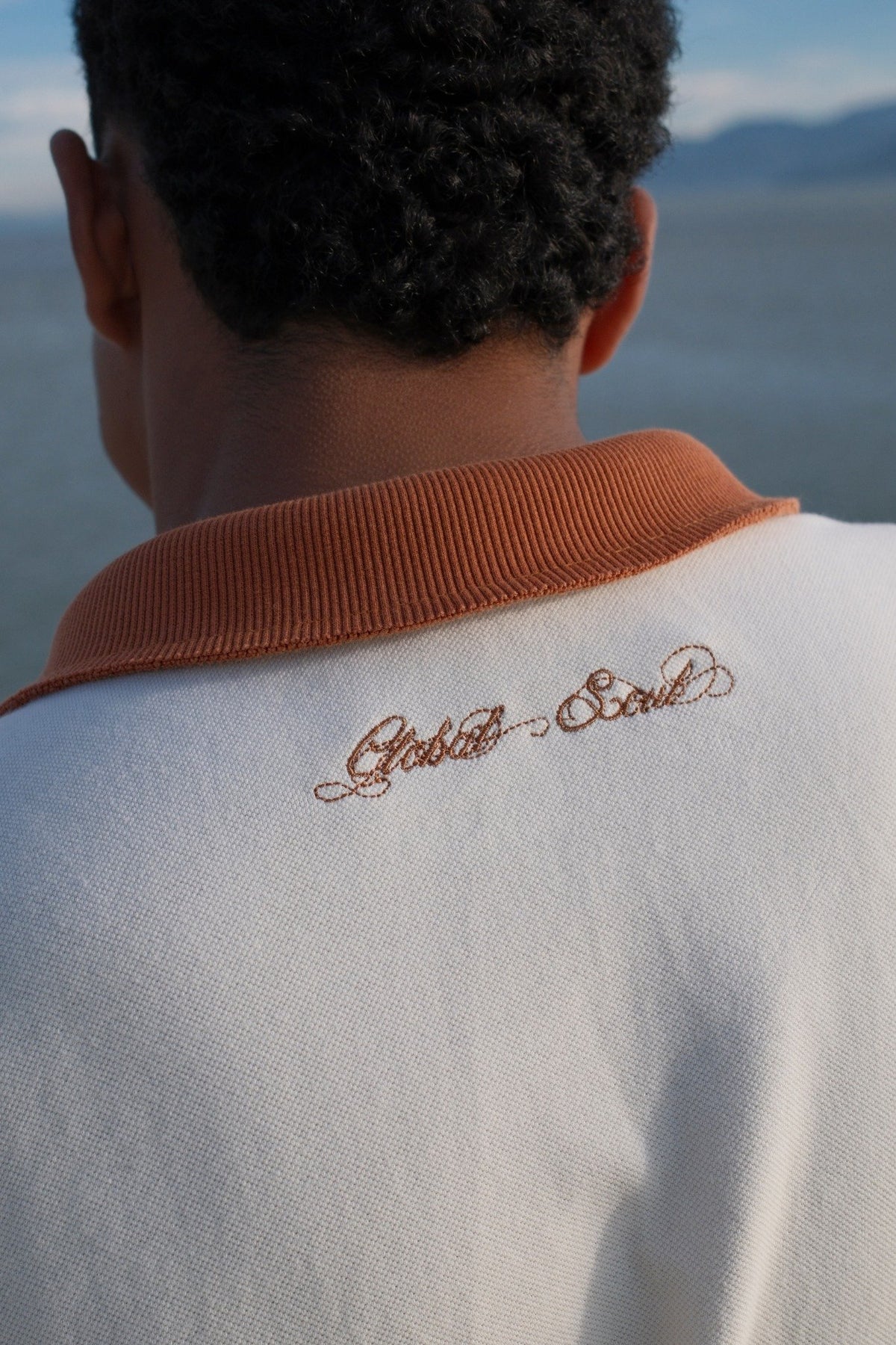 Polo Iago Piquet Bicolor Off White IAGO BRAND
