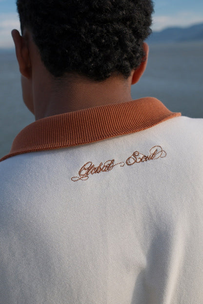 Polo Iago Piquet Bicolor Off White IAGO BRAND